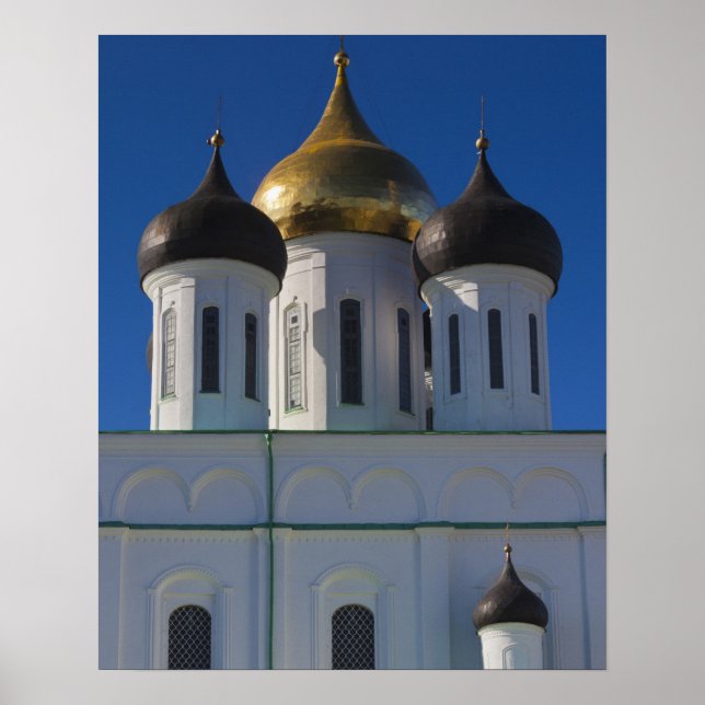 Pôster Catedral de Pskov Kremlin e Trindade (Frente)