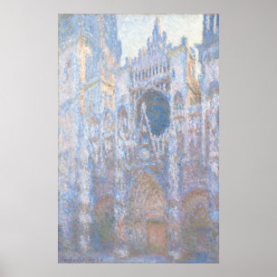 Poster Catedral de Rouen Façade Ocidental, Claude Monet F