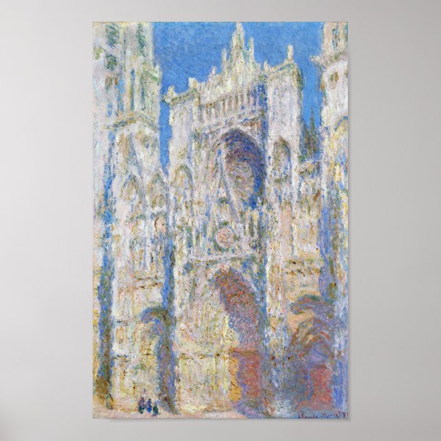 Poster Catedral de Rouen (Luz do Sol), Monet (Frente)