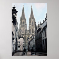 Catedral de Rua Peter Colônia Alemanha 1910