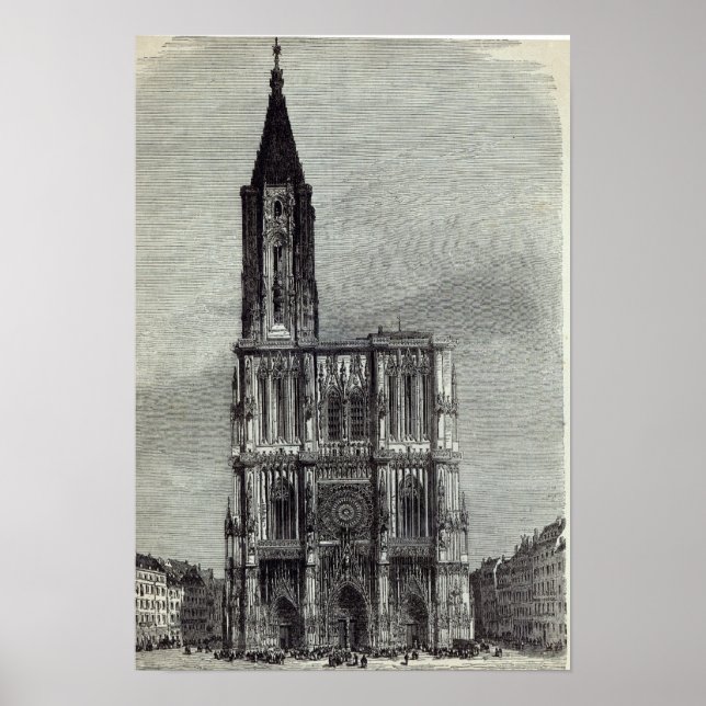Pôster Catedral de Strasburg (Frente)