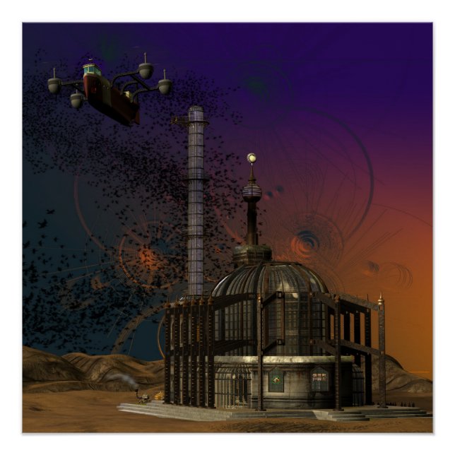 Pôster Catedral de Vapor (Frente)