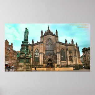 Poster catedral Edimburgo de St Giles