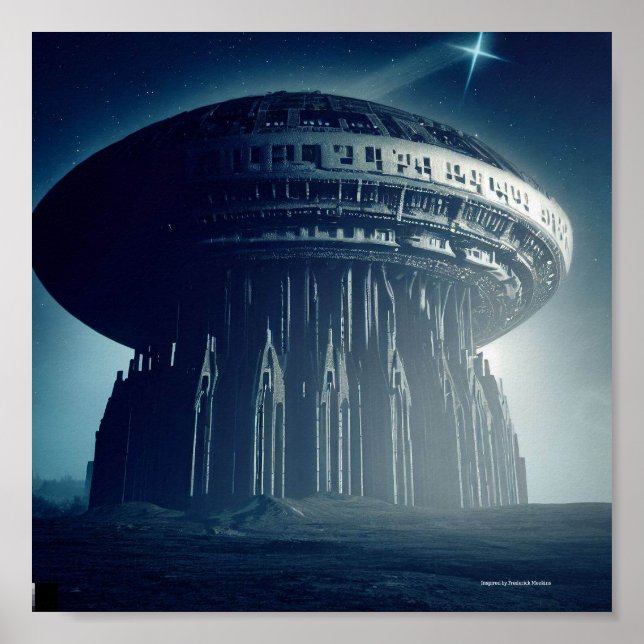 Poster Catedral Extraterrestre (Frente)