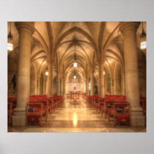 Pôster Catedral Nacional de Washington Capela de Belém
