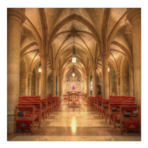 Pôster Catedral Nacional de Washington Capela de Belém
