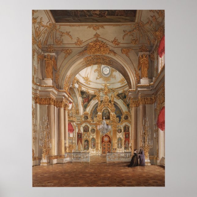 Poster Catedral no Palácio de Inverno (Frente)