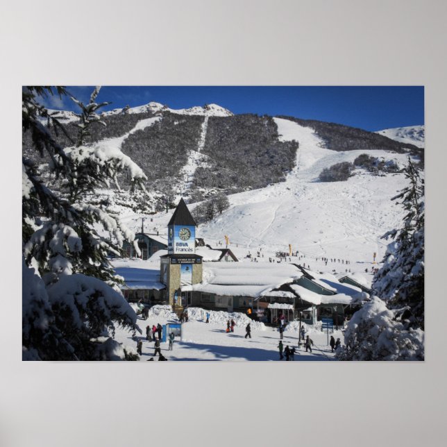Pôster Catedral Ski Resort, Bariloche Argentina (Frente)