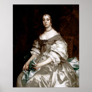 Pôster Catherine de Braganza por Sir Peter Lely