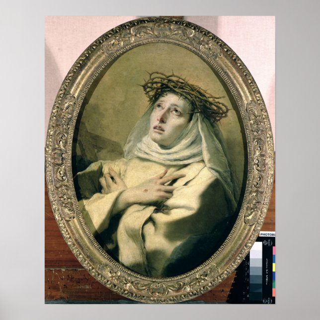 Pôster Catherine de Siena, c.1746 (Frente)