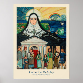 Poster Catherine McAuley, Irmãs do Compaixão