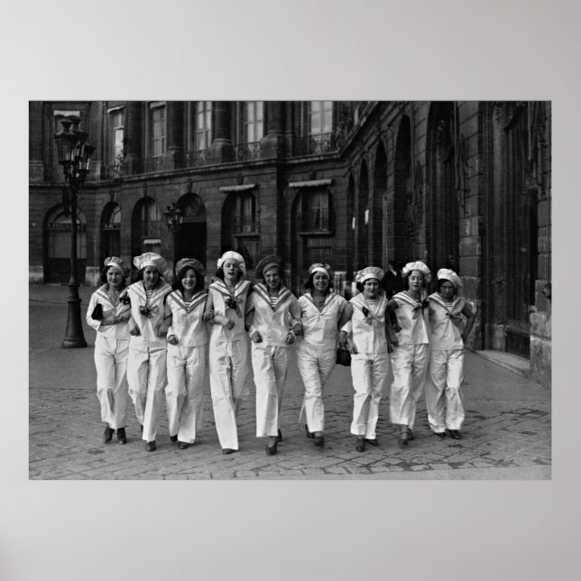 Pôster Catherinettes rue de la Paix Paris França 1932 (Frente)