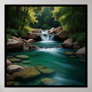 Poster Cativante paisagem natural