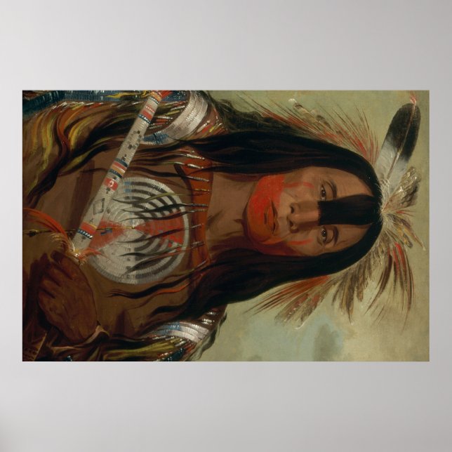 Poster Catlin Native American Art (Frente)
