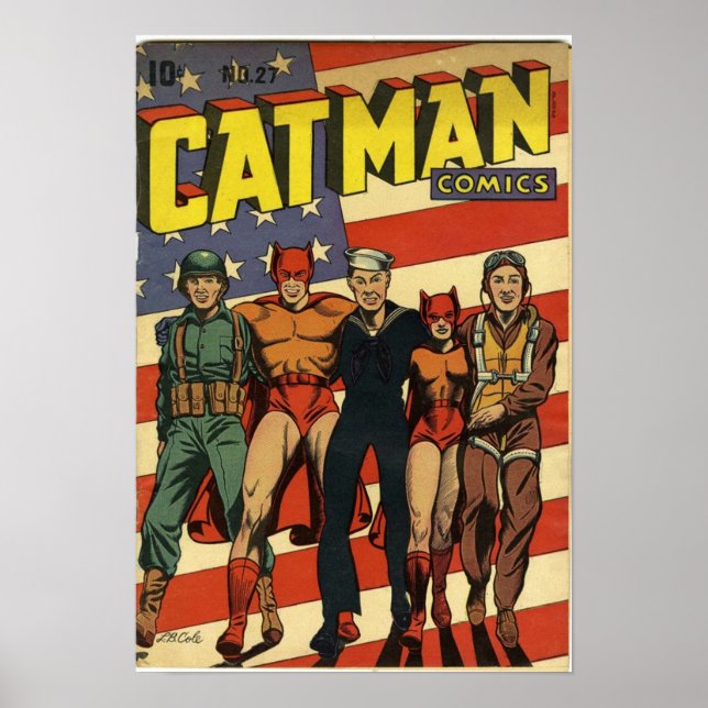 Poster CatMan História em quadrinhos 027 no ibc (Frente)