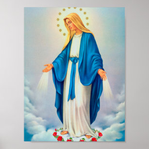 Poster Católica Nossa Senhora Immaculada Concepção