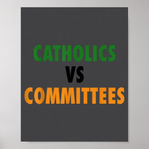 Poster Católicos Vs Comitês