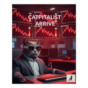 Pôster Catpitalista: Comédia de Acidente de Mercado - Fin