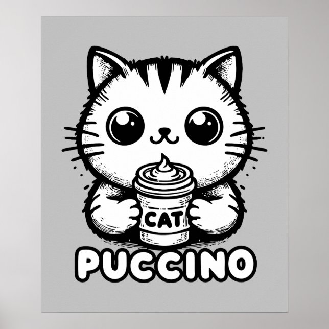 Poster Catpuccino 1 (Frente)