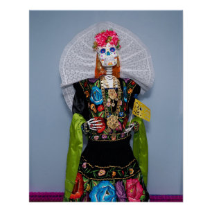 Pôster Catrina Tehuana