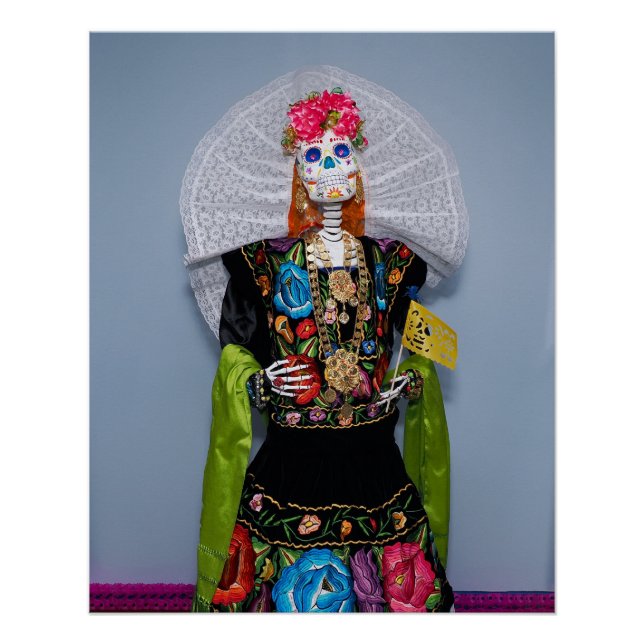 Pôster Catrina Tehuana (Frente)