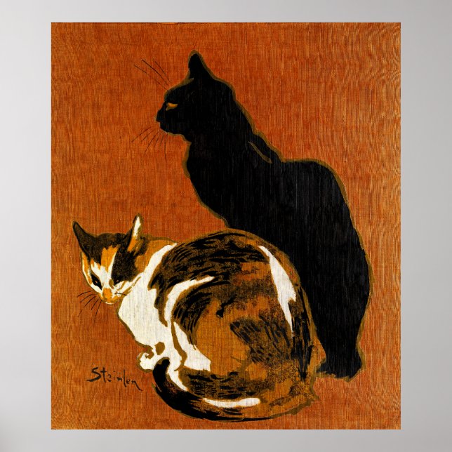 Poster Cats Steinlen (Frente)