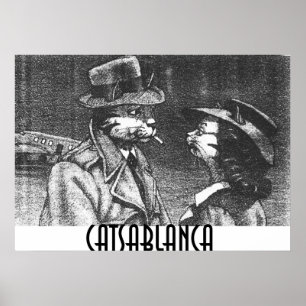 POSTER CATSABLANCA