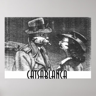 POSTER CATSABLANCA