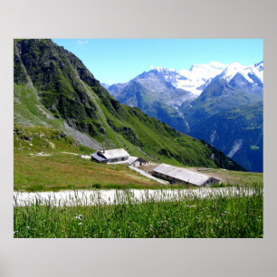 Pôster Cattle farm La Chaux