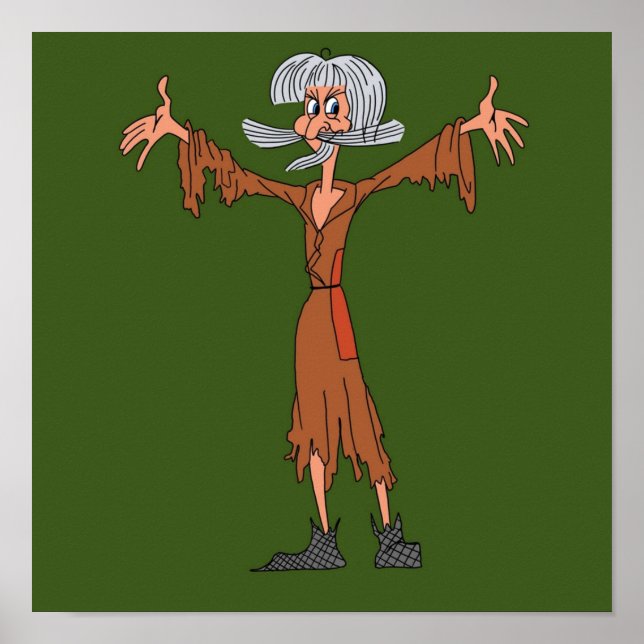 Poster Catweazle Cartoon (Frente)