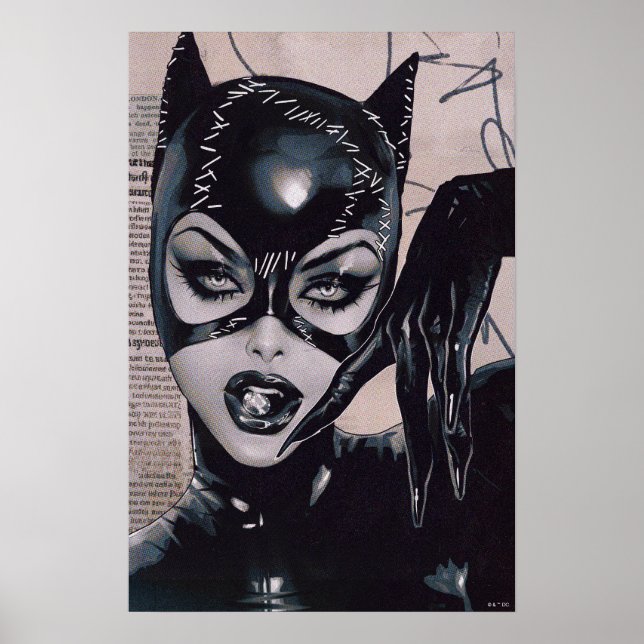 Poster Catwoman #50 Sozomaika Cover Illustration (Frente)