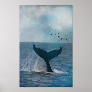 Poster Cauda da baleia