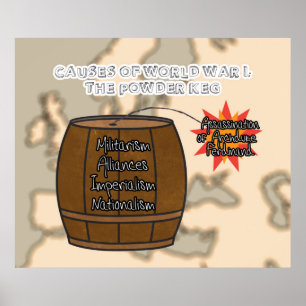 Pôster Causes of World War 1:  The Powder Keg *Updated*