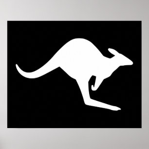 Pôster Caution Kangaroo