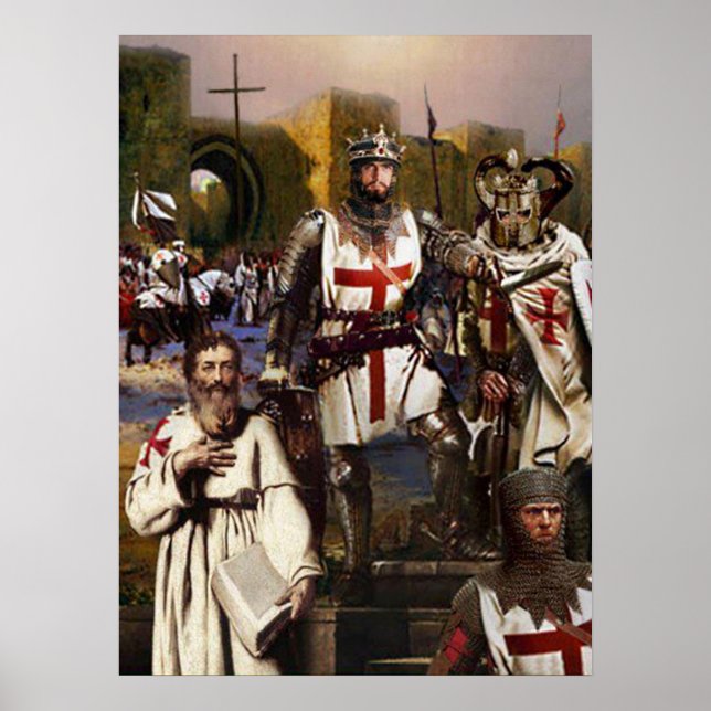 Poster Cavaleiro de templo (Frente)