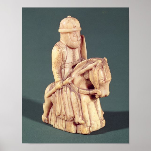 Pôster Cavaleiro de xadrez (Frente)