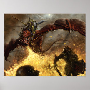 Poster Cavaleiro do dragão da sociedade