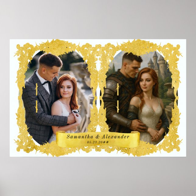 Poster Cavaleiro do Renascimento Medieval Renfaire Foto P (Frente)