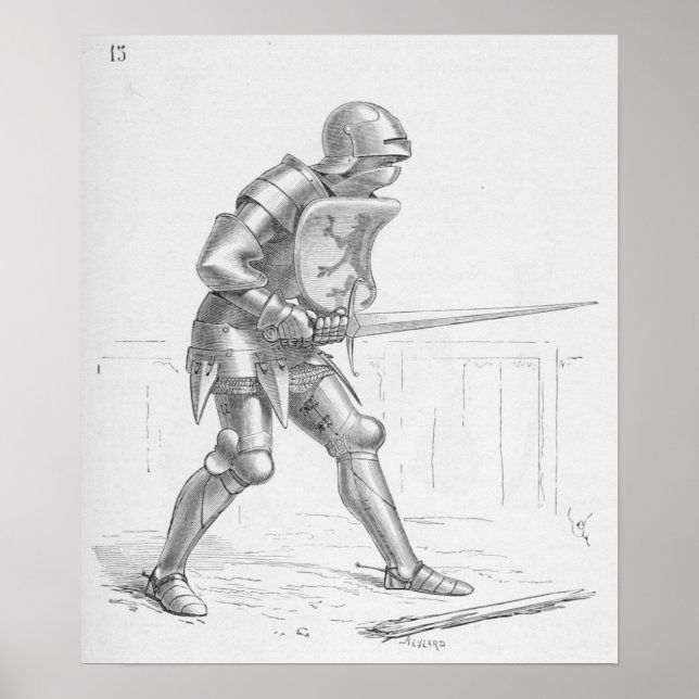 Pôster Cavaleiro Inglês (Frente)