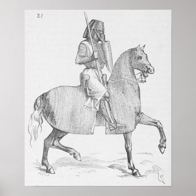 Poster Cavaleiro Medieval (Frente)
