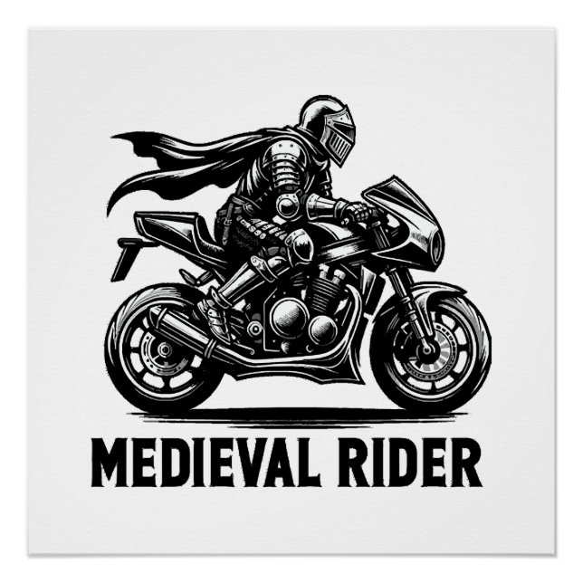 Pôster Cavaleiro medieval (Frente)