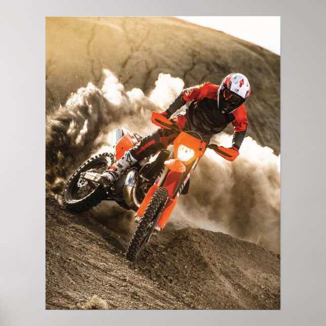 Poster Cavaleiro Motocross (Frente)