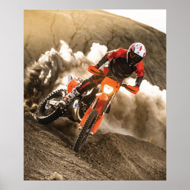Poster Cavaleiro Motocross (Frente)