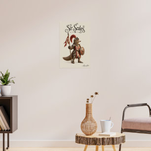 Poster Cavaleiro Pangolim