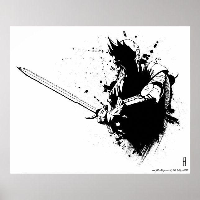 Pôster Cavaleiro Sombra (Frente)