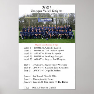 Poster Cavaleiros 2005 do vale de Umpqua