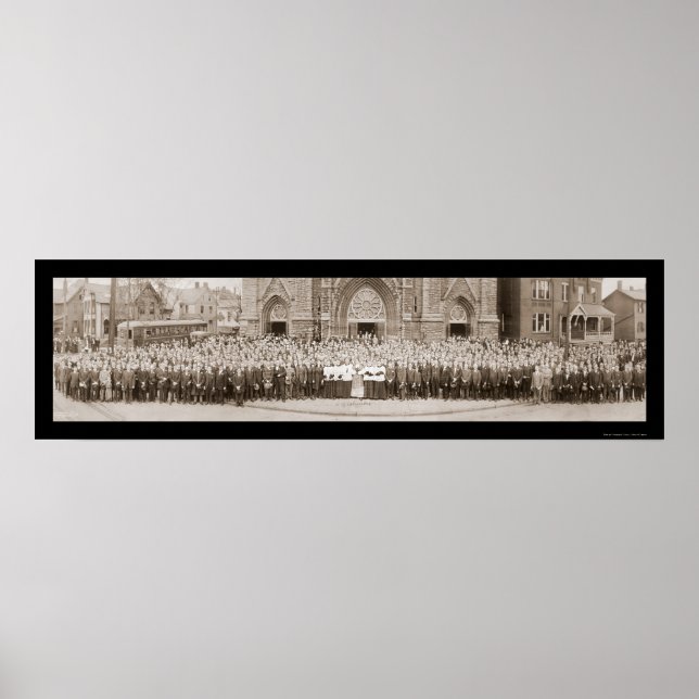 Pôster Cavaleiros de Columbus Foto 1914 (Frente)