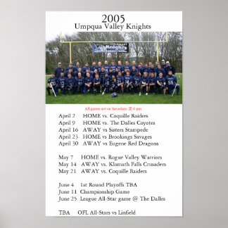Poster Cavaleiros do Vale do Umpqua 2005