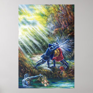 Poster CAVALEIROS LUTADORES DA ROSEIRA ESQUECIDA, Dinheir