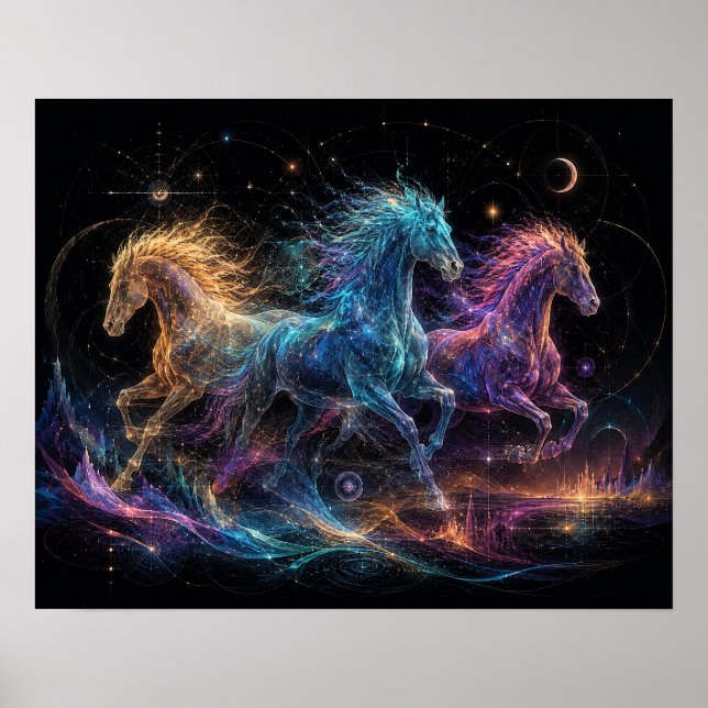 Poster Cavalgada Astral (Frente)
